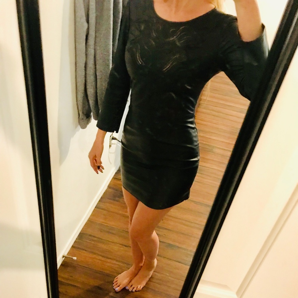 SOLD !!!! Guess by Marciano Mariana Leather dress